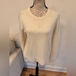 Jenni Kayne cream wool sweater size medium